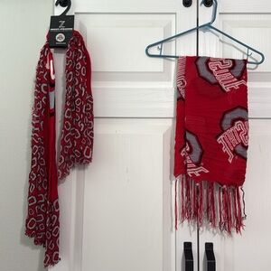 Ohio State Infinity Scarf AND Zoozatz oversized scarf gameday gear swag team